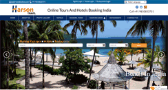 Desktop Screenshot of harsontravel.com